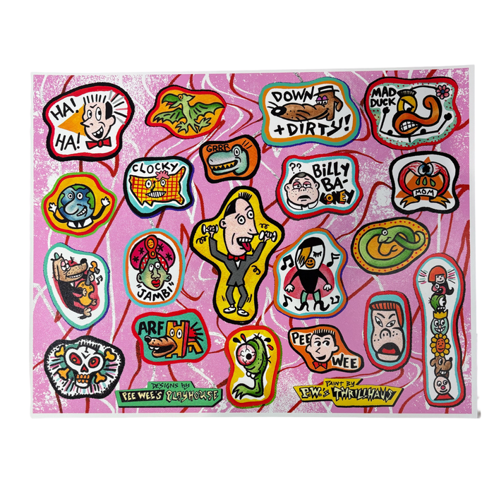 Pee Wee’s Playhouse Tattoo Flash