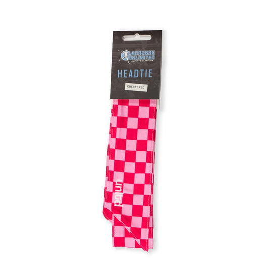 pink lacrosse check head tie