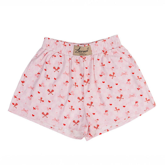 Pink Cherries & Sticks Boxer Shorts
