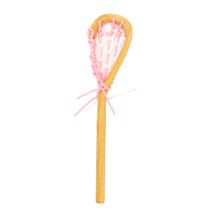 Pink Wooden Mini Lacrosse Stick