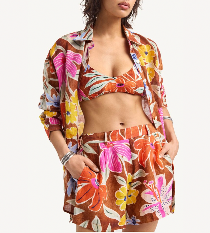 Getaway Short in Painted Garden