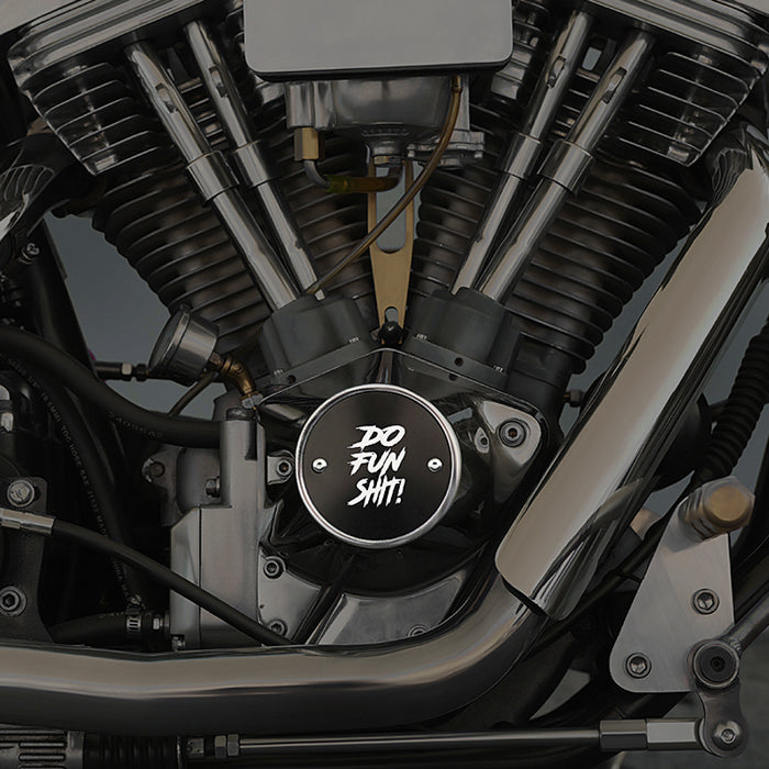 Points Cover for Big Twin Sportster Harley Davidson - Reversible Design