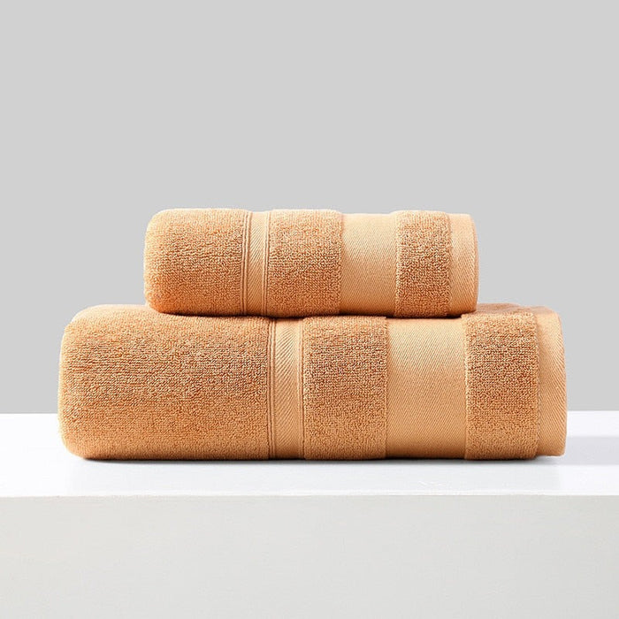 PrestigeCraft™️ Ultra-Soft 2 pcs Cotton Towel Set