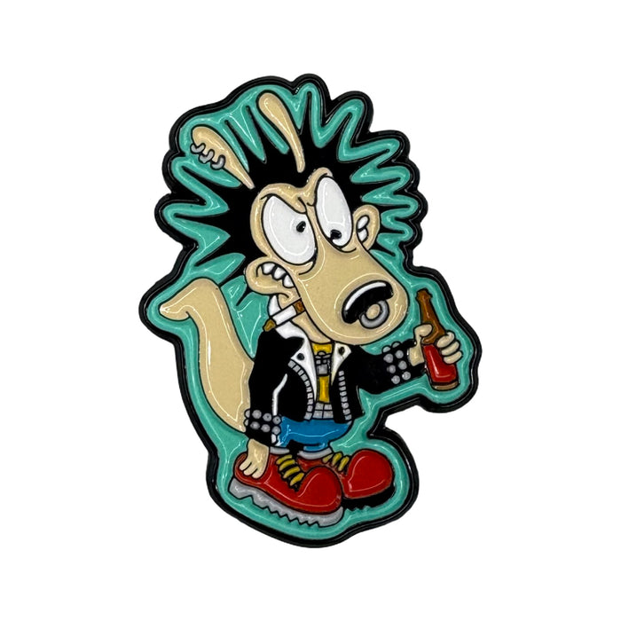 Punk Rocko Enamel Pin