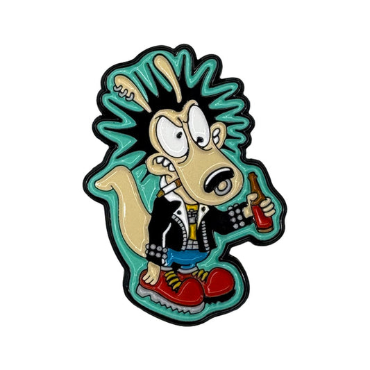 Punk Rocko Enamel Pin