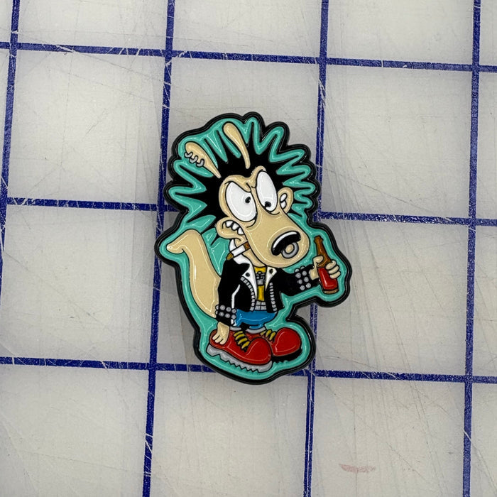 Punk Rocko Enamel Pin
