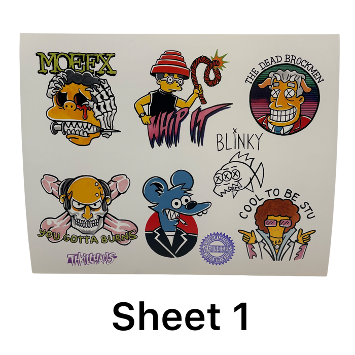 Punk Simpsons Tattoo Flash