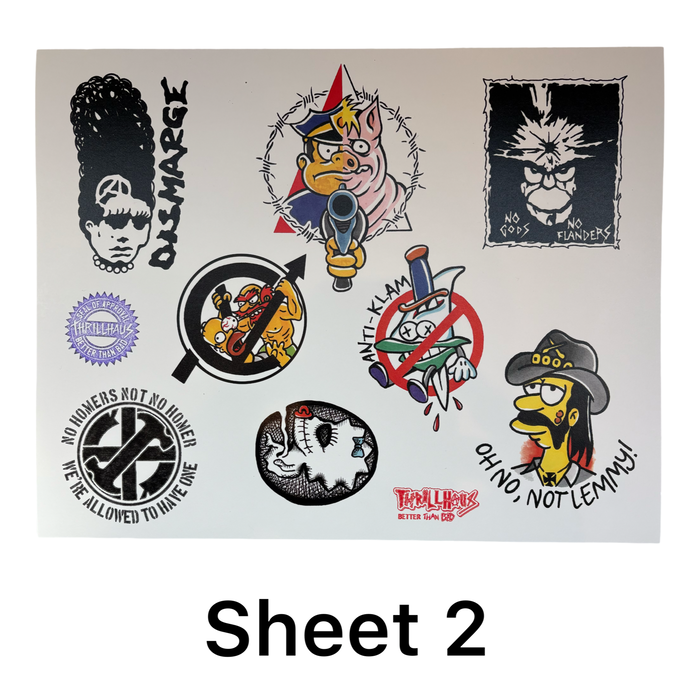 Punk Simpsons Tattoo Flash