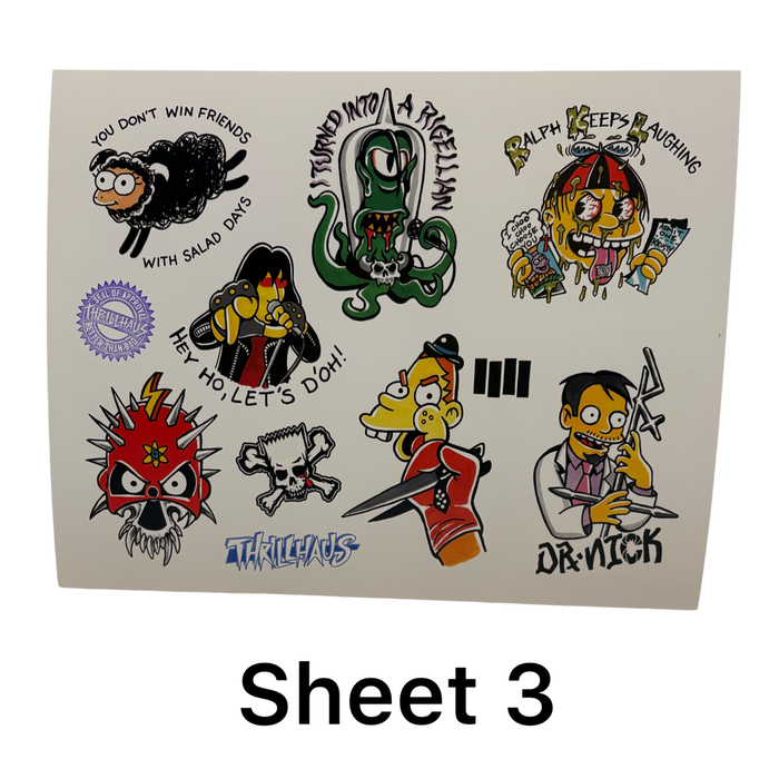 Punk Simpsons Tattoo Flash
