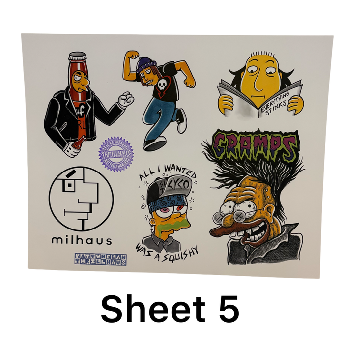 Punk Simpsons Tattoo Flash