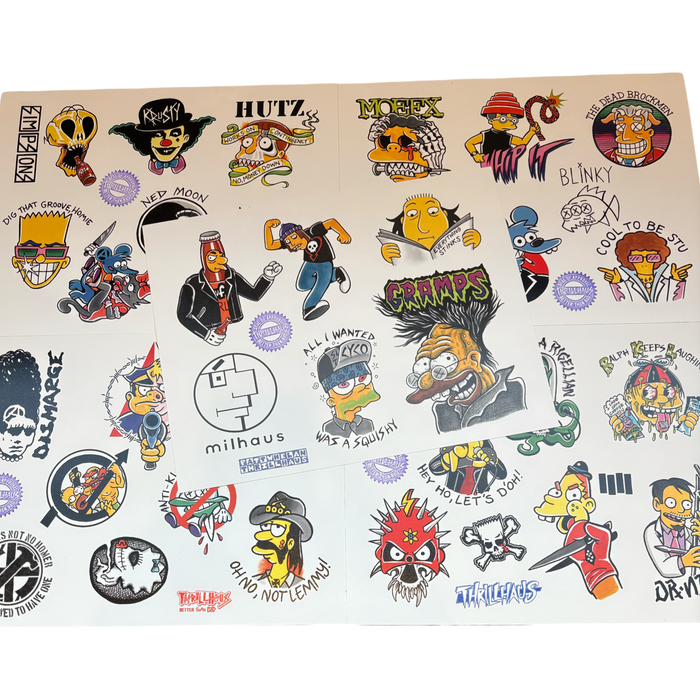 Punk Simpsons Tattoo Flash