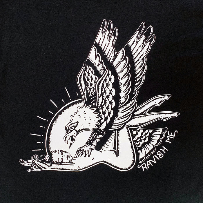 American Traditional Tattoo Flash Eagle and Pinup T-Shirt.