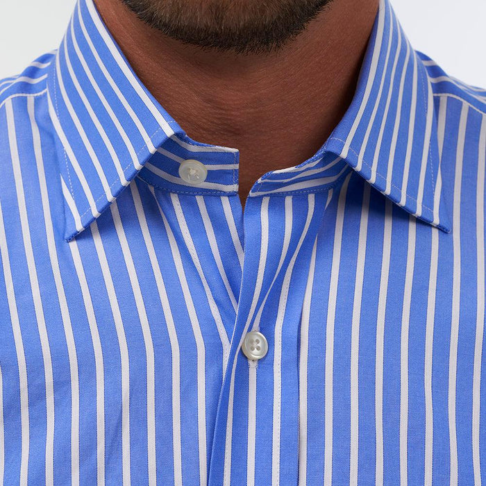 Regent Stripe Azure Formal Shirt