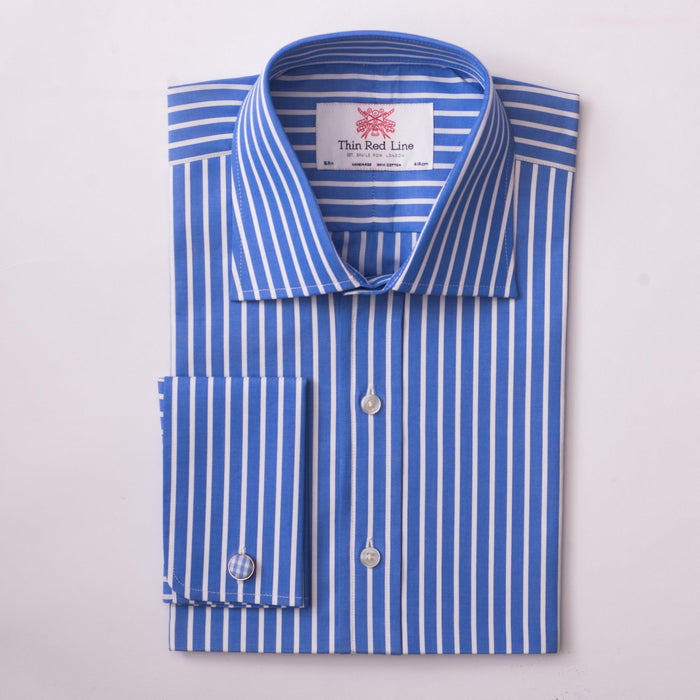 Regent Stripe Azure Formal Shirt