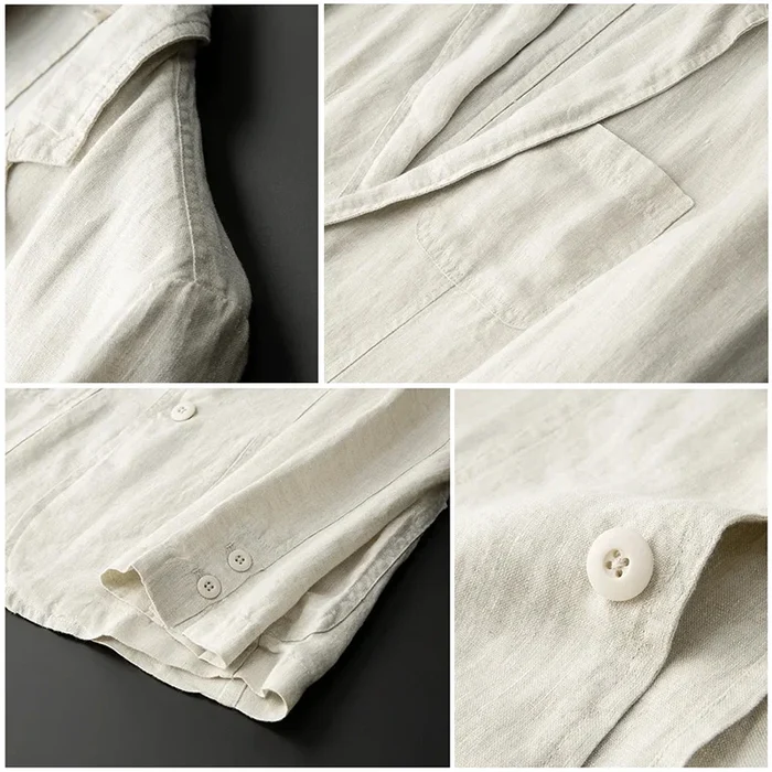 REMY-DOÎR CLASSIC LINEN BLAZER
