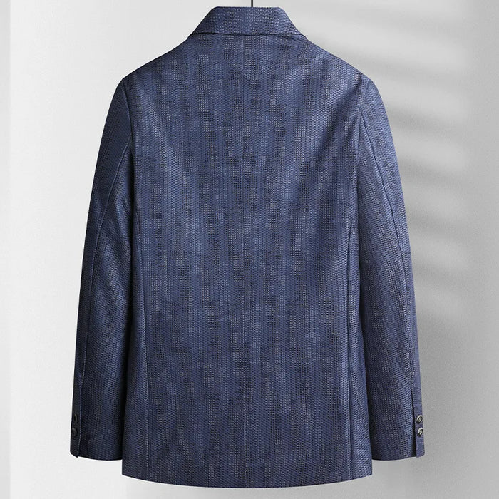 REMY-DOÎR PERUVIAN WAFFLE KNIT BLAZER