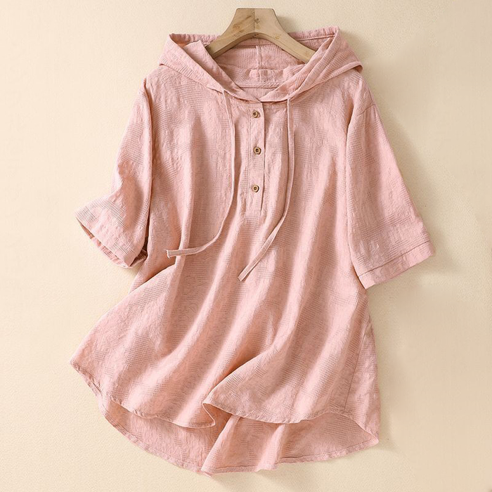 Riley Relaxed Fit Linen Hoodie
