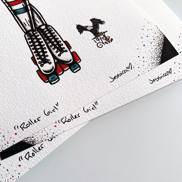 Roller Girl Print
