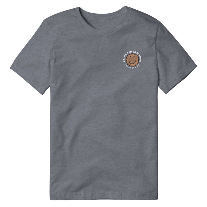 Rooted in Tradition Lacrosse Tee front view