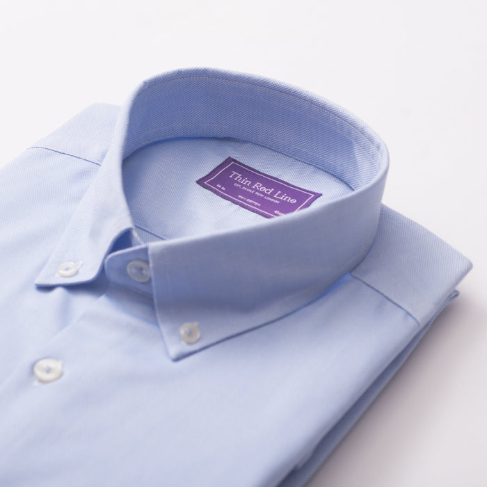 Royal Oxford Azure Casual Fit Shirt