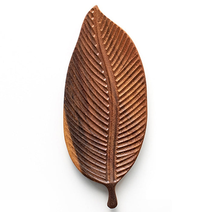 RUSTIC BITE WOODEN LEAF TRAY