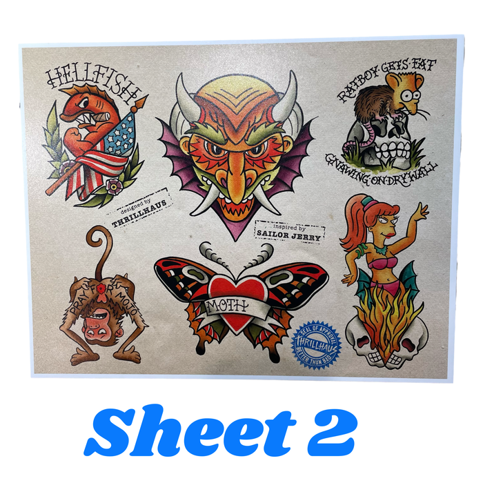 Sailor Thrillhaus Tattoo Flash