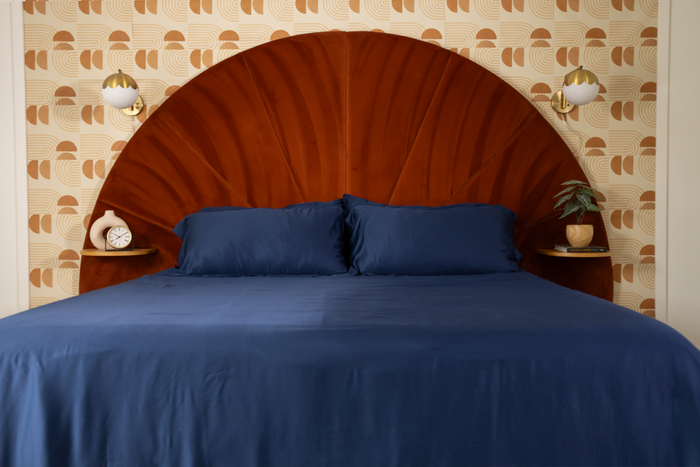 Sateen Duvet Cover in Deep Sleep