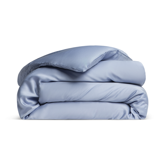 Sateen Duvet Cover in Dream Blue