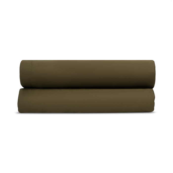 Sateen Pillowcase Set in Forest Green