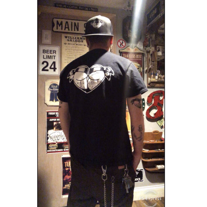Scrunch Butt Heart Mens Tee