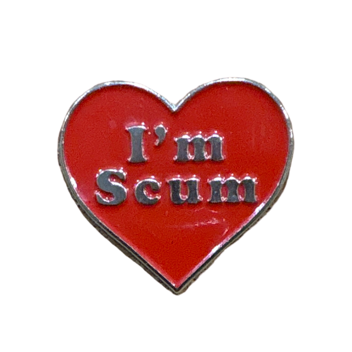 Scum Heart Enamel Pin