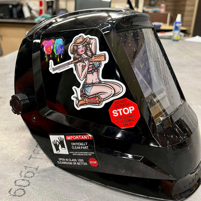 Sharpshooter Pinup Sticker