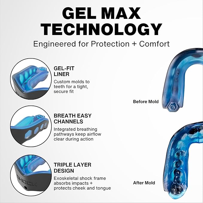 Shock Doctor 6100 Gel Max Mouthguard