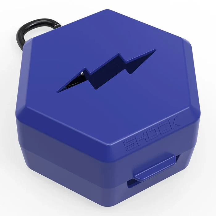 Shock Doctor Lacrosse Mouthpiece Case- Blue