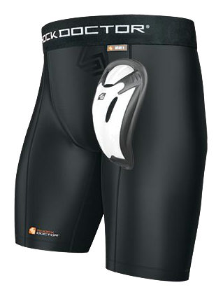 Shockdoctor Core Compression Short with BioFlex Cup - Black