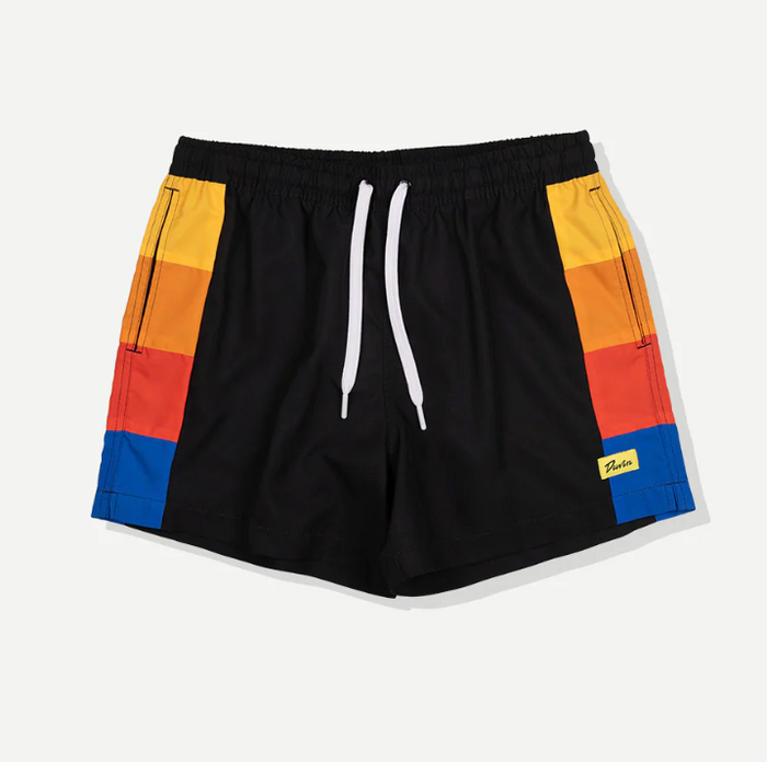 Side Block Swim Short - Black