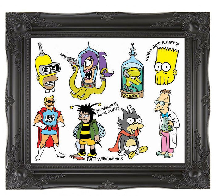Simpsarama Tattoo Flash