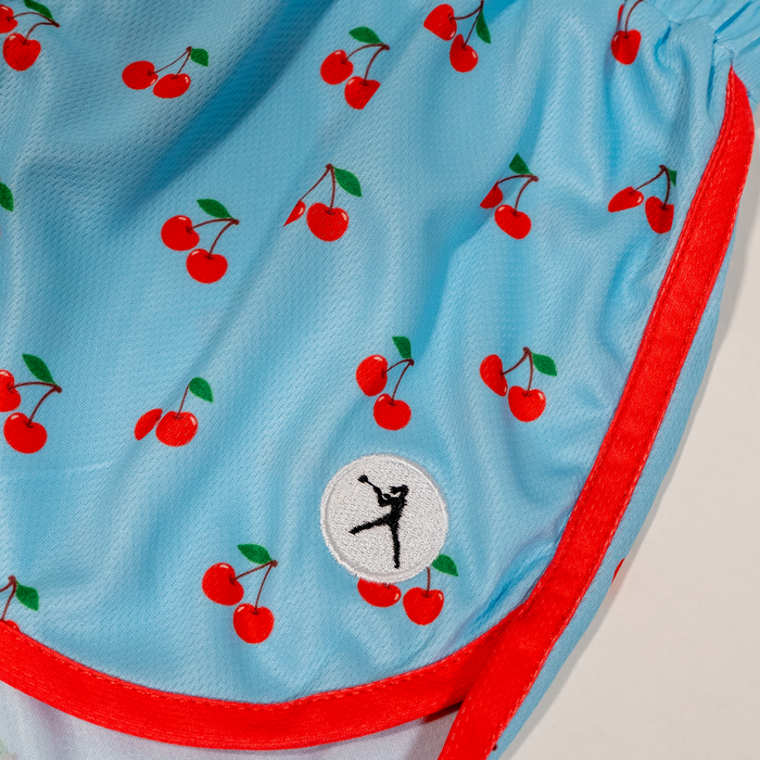 Slay Girl Cherries Girl's Lacrosse Shorts