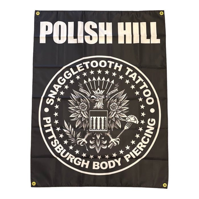 Snaggletooth Polish Hill Flag