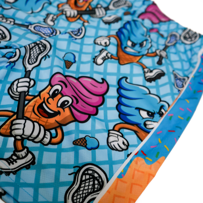Soft Serve Snipers Lacrosse Shorts