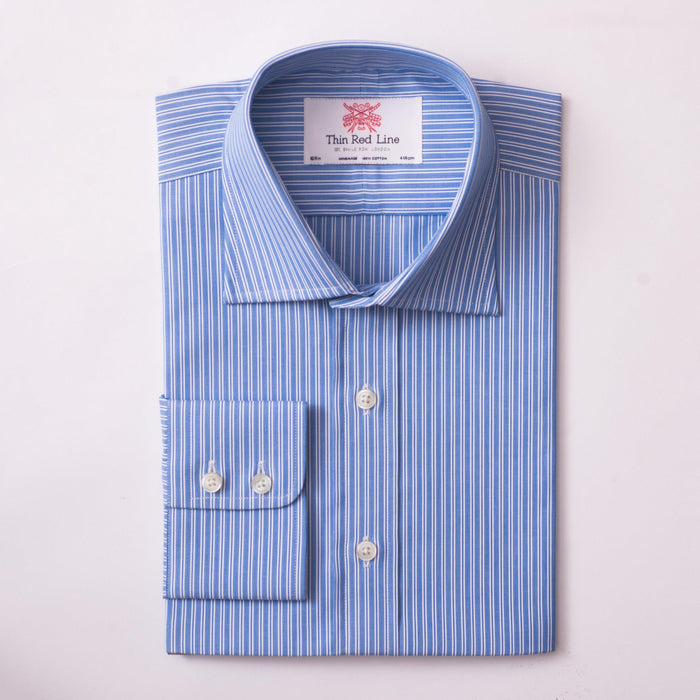 Soho Stripe Blue Classic Shirt - Thin Red Line