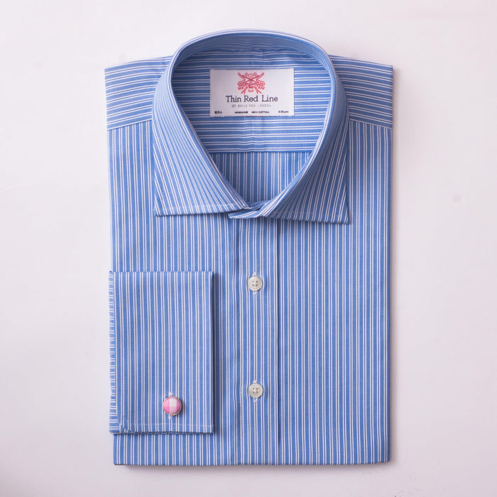 Soho Stripe Blue Classic Shirt - Thin Red Line