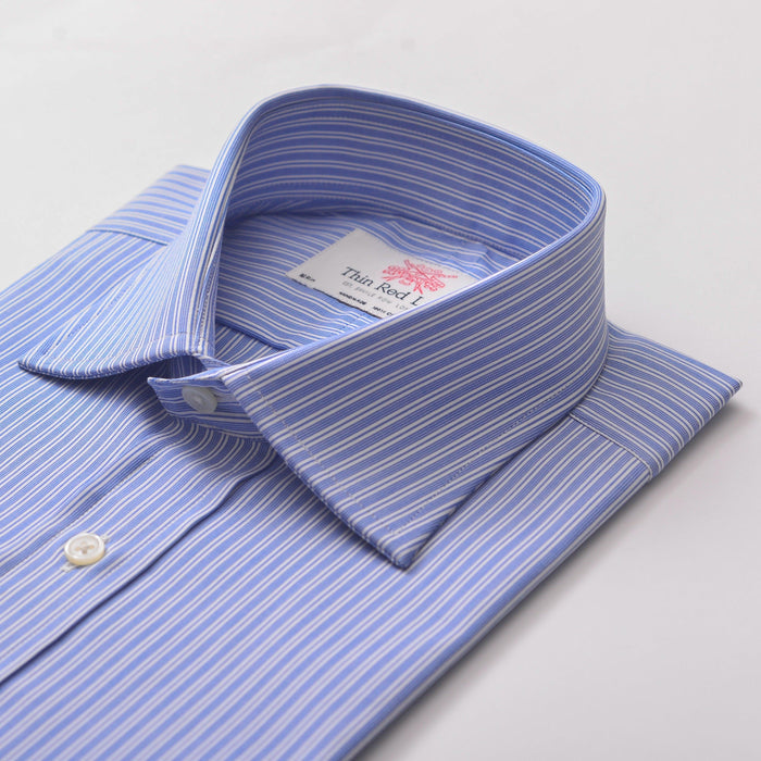 Soho Stripe Blue Classic Shirt - Thin Red Line