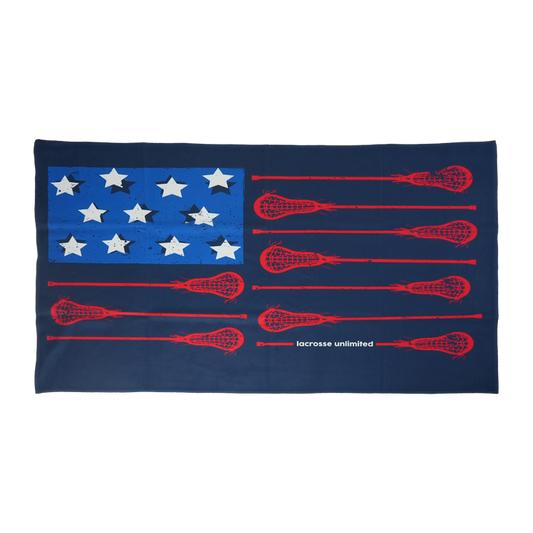 Stars and Sticks Lacrosse Towel