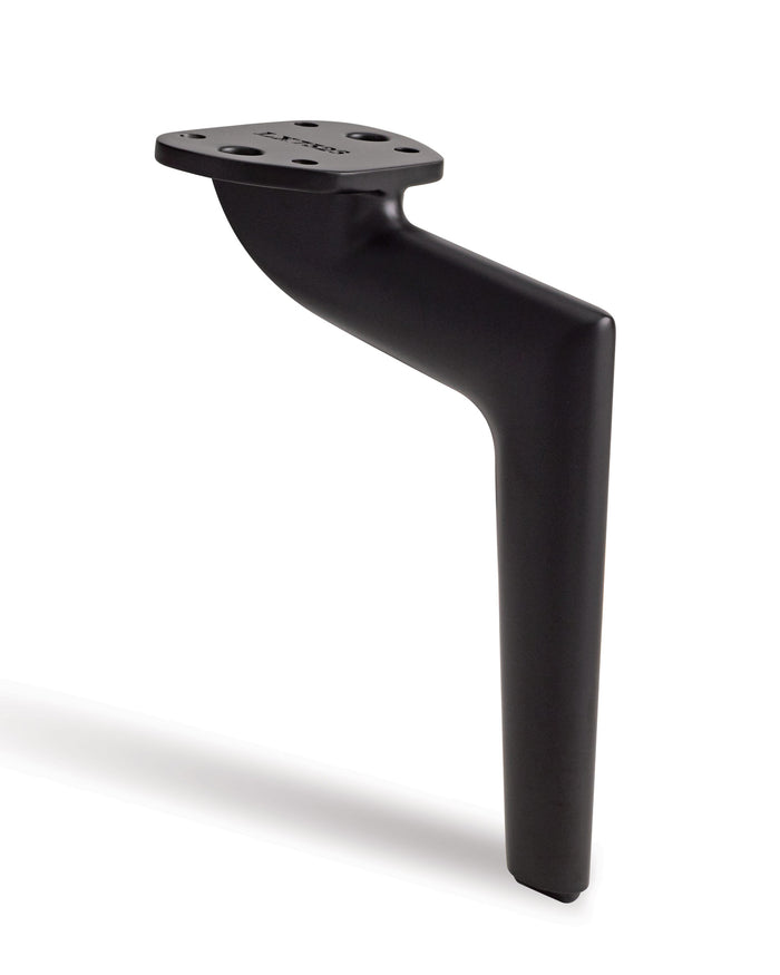 Stefano metal furniture legs 18cm matte black