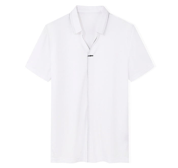 Steven Elegant Silk Polo Shirt