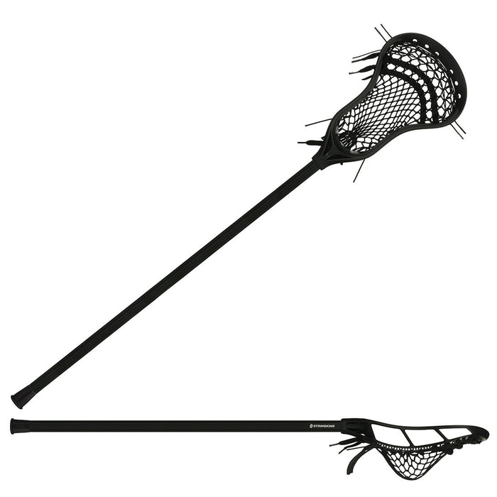 StringKing Complete 2 Junior Lacrosse Stick Complete- Black