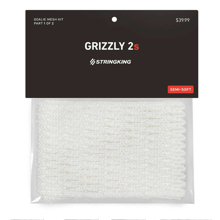 StringKing Grizzly Goalie Mesh 2S- White