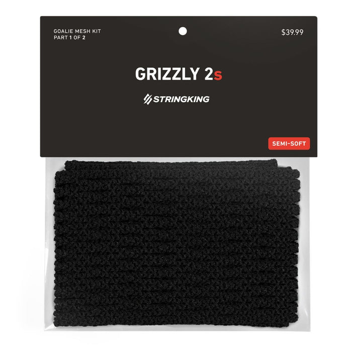 StringKing Grizzly Goalie Mesh 2S - Black
