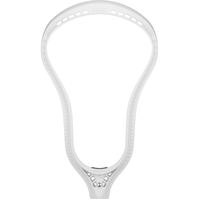 StringKing Mark 3D Men's Unstrung Lacrosse Head - White